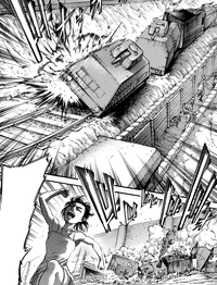 Gabi takes out the armored train