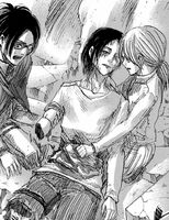 Historia tells her real name to a wounded Ymir