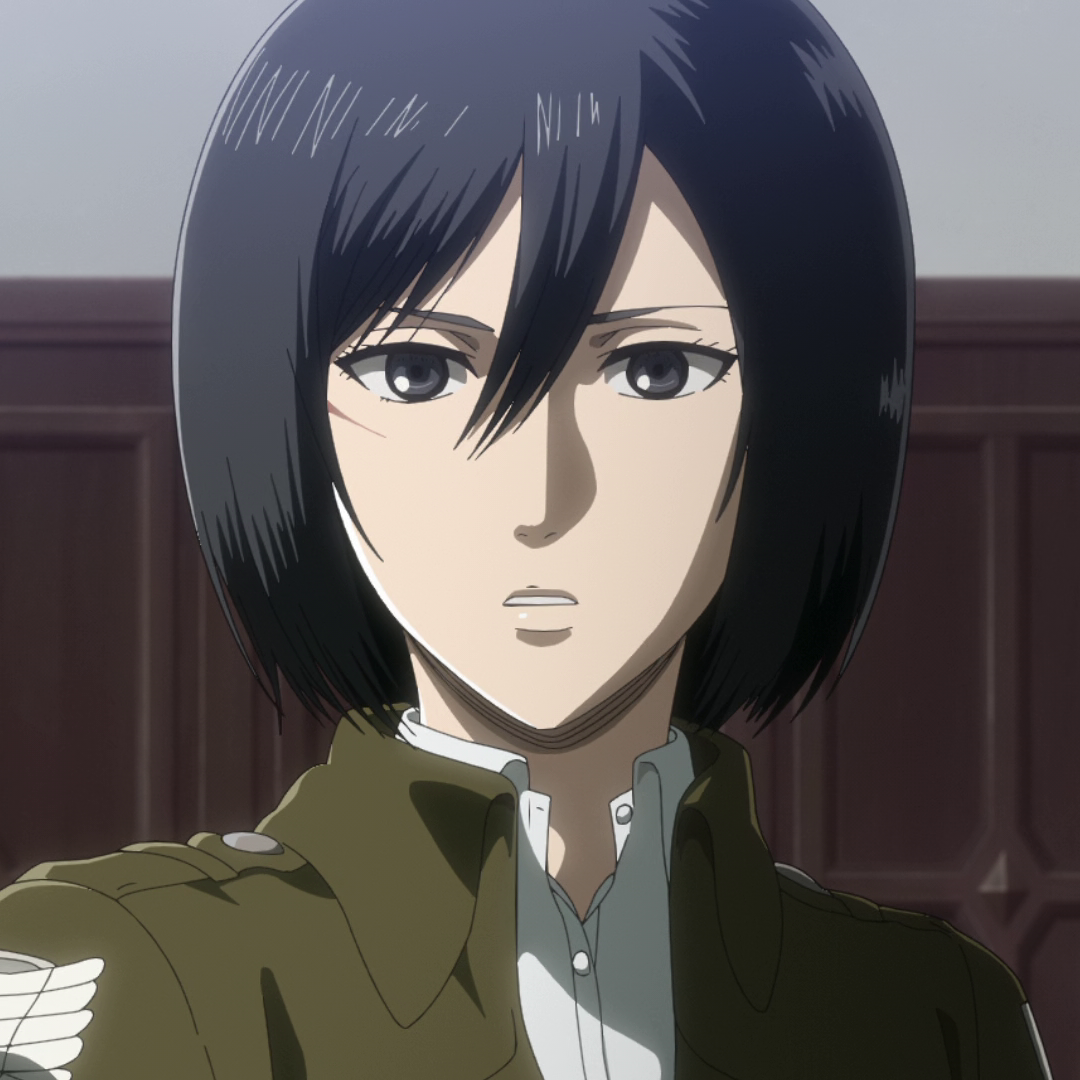 Mikasa Scary Stare.