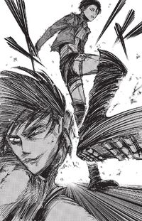 Levi beats Eren