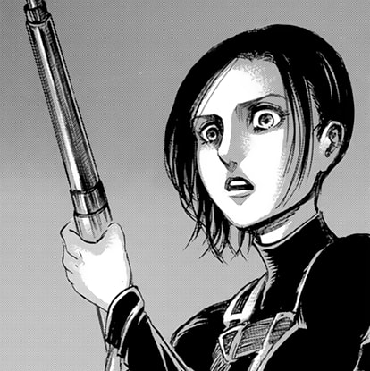 Shingeki no Kyojin Project - ISAYAMA E A CONCEPÇÃO DOS PERSONAGENS (PARTE 3/ 3) Sasha, Historia, Titã Colossal e Personagens favoritos do autor _ Sasha  [1] Em um primeiro momento, a personagem Sasha