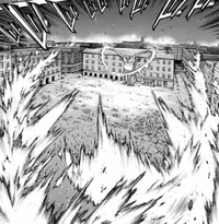 Der Tiertitan kämpft gegen den Aufklärungstrupp