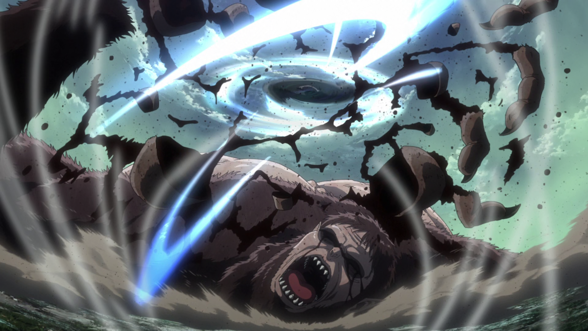 Levi vs Titan Bestial (DUBLADO OFICIAL) Shingeki no kyojin (PARTE 1) #