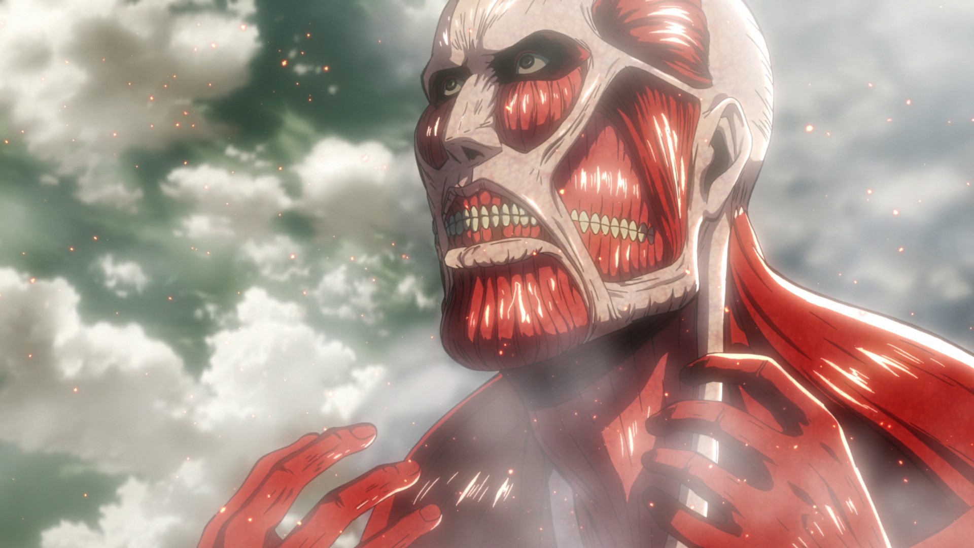 Shingeki no Kyojin, Revelação Titan Colossal e Encouraçado Parte 2 #f