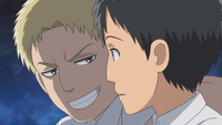 Reiner suggests for Bertholdt to invite Annie