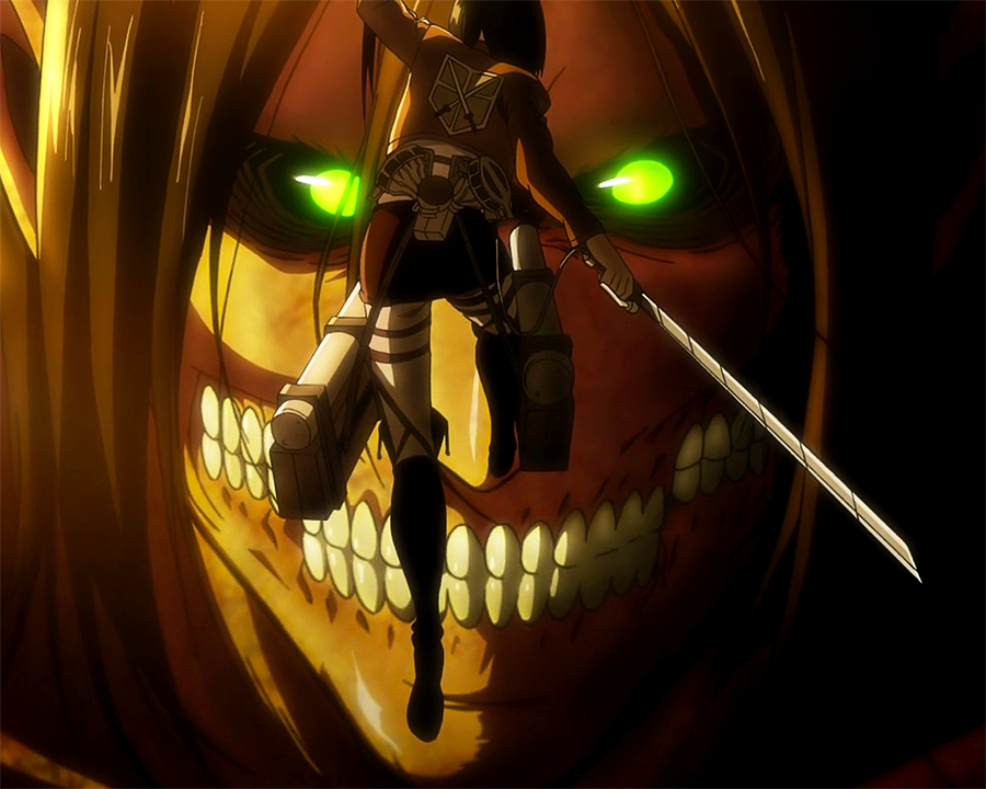 Placa Decorativa Shingeki No Kyojin Season 4 Temporada Eren Cor Marrom