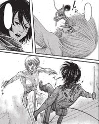 The Female Titan defeated