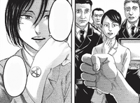 Mikasa reveals her mark of the Asian clan