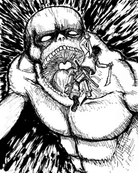 Murakumo prepares to fight a Titan