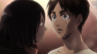 Mikasa thanks Eren