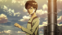 Eren tells Hannes to focus on his mission