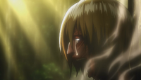 The Female Titan tears