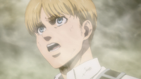 Armin introduces himself as the one who killed Eren