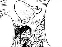 Connie and Sasha are scared of ghosts
