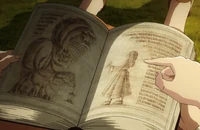 "Christa" in Frieda's storybook