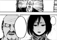 Mikasa threatens Dimo