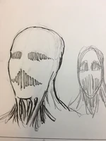 Isayama's sketch of the War Hammer Titan