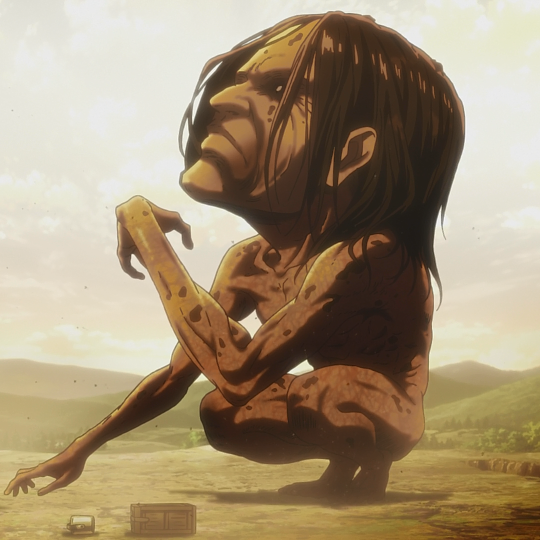 Por que o titã da Ymir não mudou sua forma após comer o titã mandíbula? -  Queen Animes