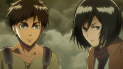 Eren et Mikasa