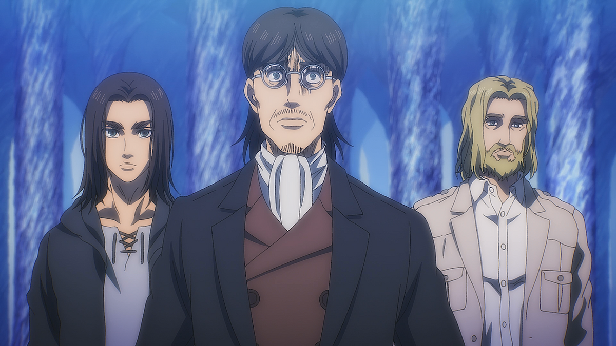 Grisha meeting with Reiss Family  Attack On Titan Season 4 Part 2 Episode  4 