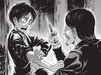 Grisha injects Eren