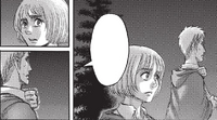 Armin notices how Jean is disturbed after attacking the MP base