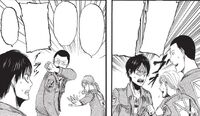 Eren embarrasses Hannah and Franz