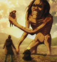 Por que o titã da Ymir não mudou sua forma após comer o titã mandíbula? -  Queen Animes