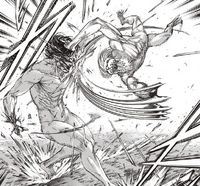 Eren and Galliard fight