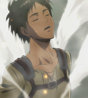 Eren back to his human form