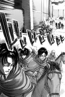 Eren and the Survey Corps advance