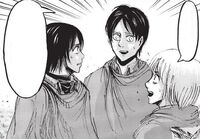 Eren reunites with his friends