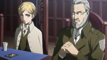 Historia and Zachary preside a meeting