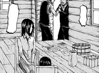 Mikasa sees a stranger who kills her father