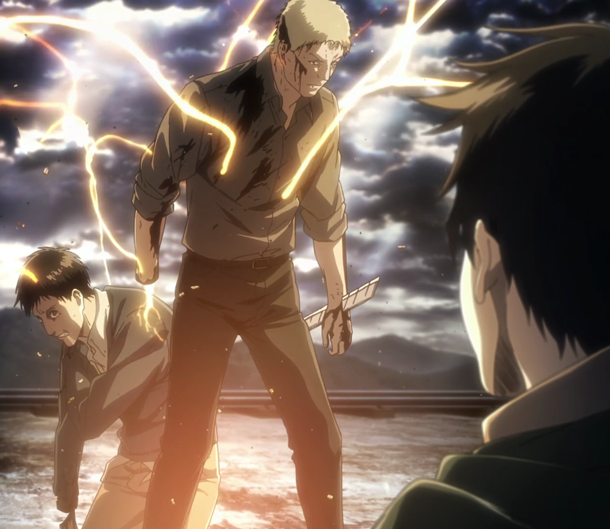 Shingeki No Kyojin: Reiner e Bertolt revelam ser Titãs (DUBLADO) - BiliBili