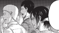 Reiner and Bertolt seeing the Beast Titan