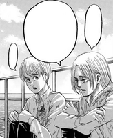 Annie asks why Armin talked to her during captivity