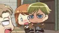 Erwin asks Petra a question