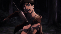 Eren sees through his father's memories