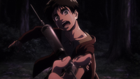 Grisha prepares to inject Eren