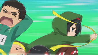 Mikasa Ackermann Junior High Anime Attack On Titan Wiki Fandom As gabi retracted the odm cable and took off toward the airship, along with the dead paradis scout's body, falco raced forward and clung to the dead scout. mikasa ackermann junior high anime