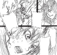 Rough draft of Eren attacking Mikasa's kidnapper