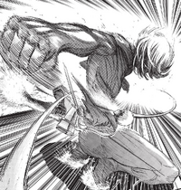 Female Titan attacks Jean