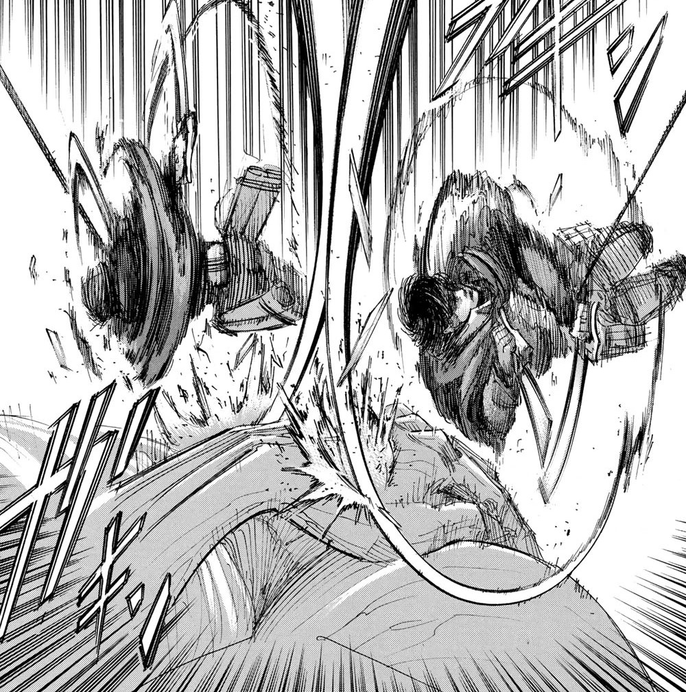 Levi & Erwin vs Beast Titan Full Fight Attack on Titan Manga