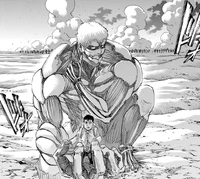 Reiner dropped Bertolt off outside Shiganshina