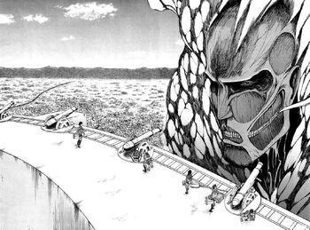 Colossal titan manga