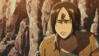 Ymir confronts Sasha about her home dialect