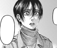 Mikasa cries
