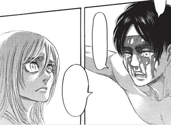 Eren Yeager Attack On Titan Wiki Fandom While receiving his medal from historia, eren kisses her hand and begins receiving his father's memories of the night he killed the reiss family. eren yeager attack on titan wiki fandom