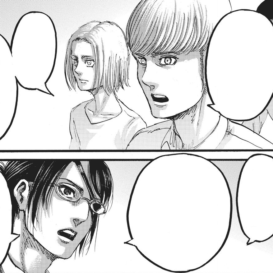 Hange Zoe Manga Panels